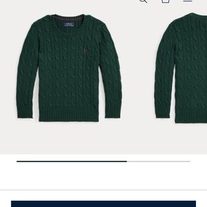 Polo Ralph Lauren cable knit sweater Great condition!
